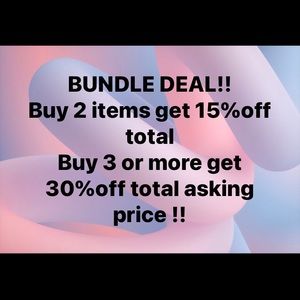 Bundle deal!!